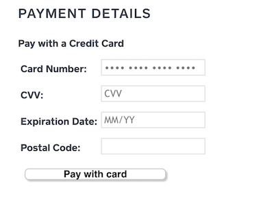 Cookbook paymentform customize css