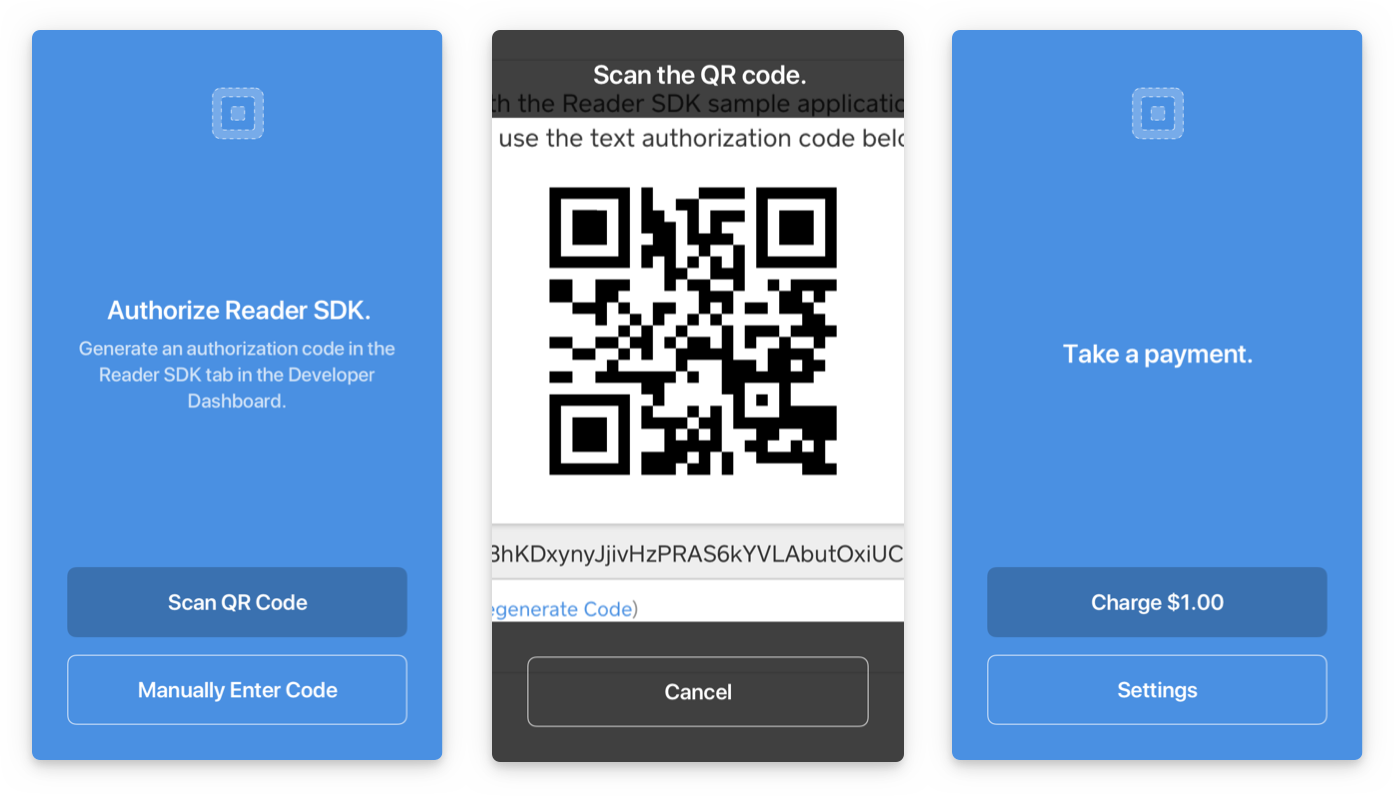 Sampleapp qr code entry